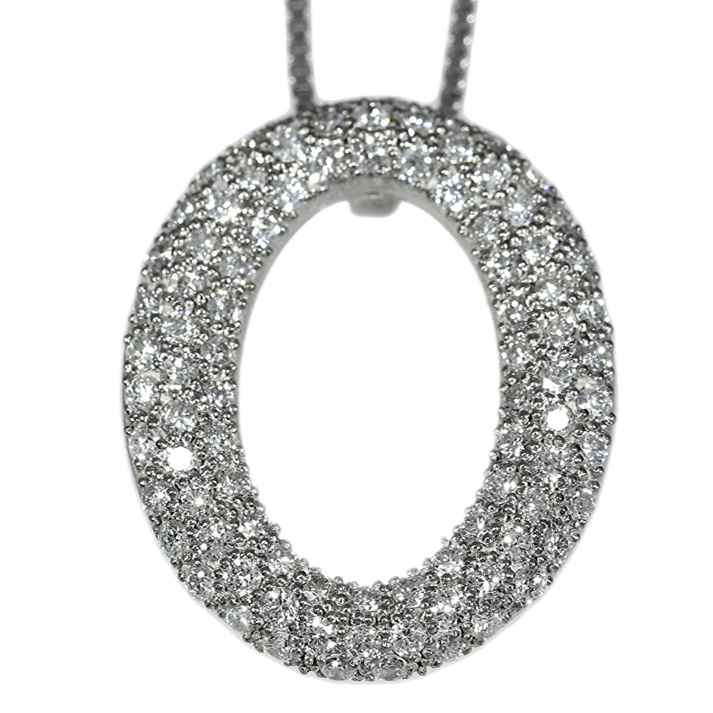 Colgante Diamantes - Oro Blanco 18kt