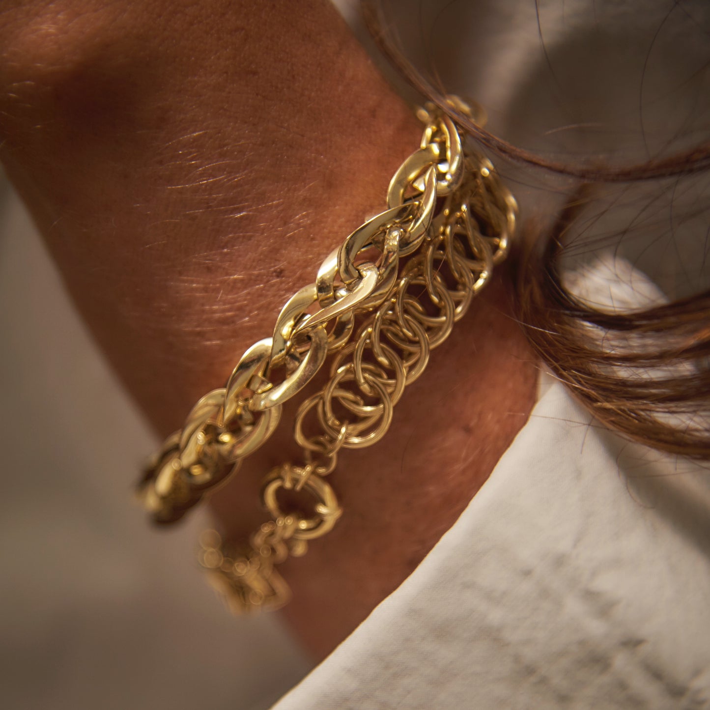 Pulsera Eslabones - Oro Amarillo 18kt