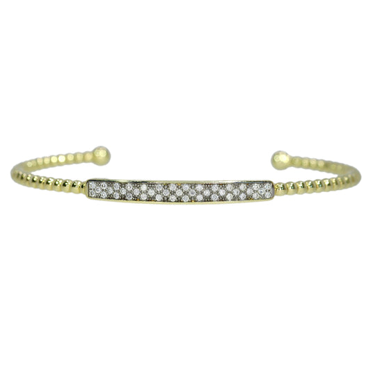 Esclava Diamantes - Oro Amarillo 14kt