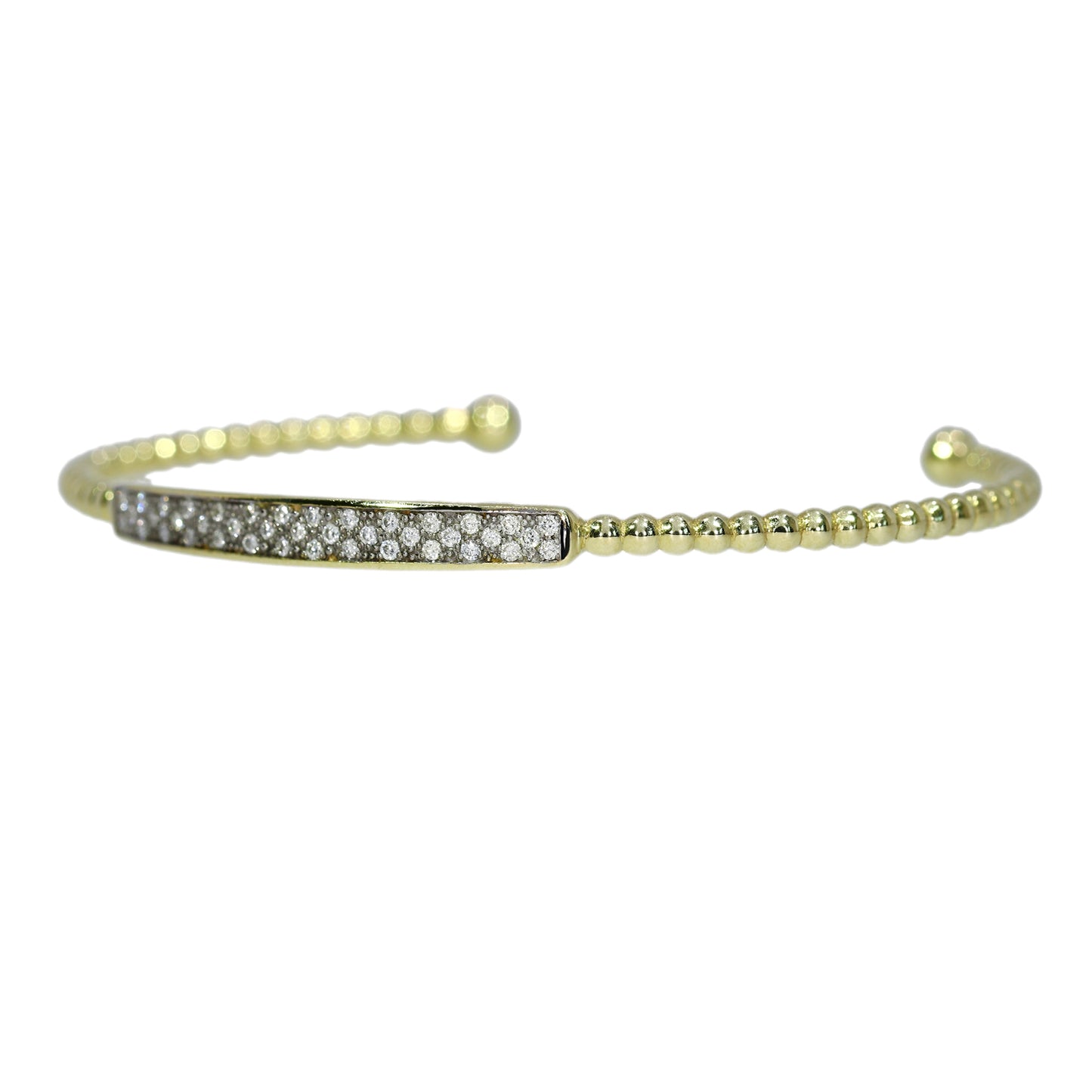 Esclava Diamantes - Oro Amarillo 14kt