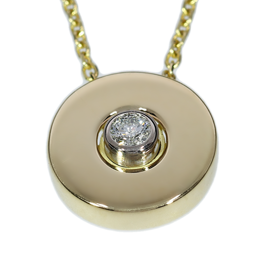 Colgante Diamante - Oro Amarillo 18kt