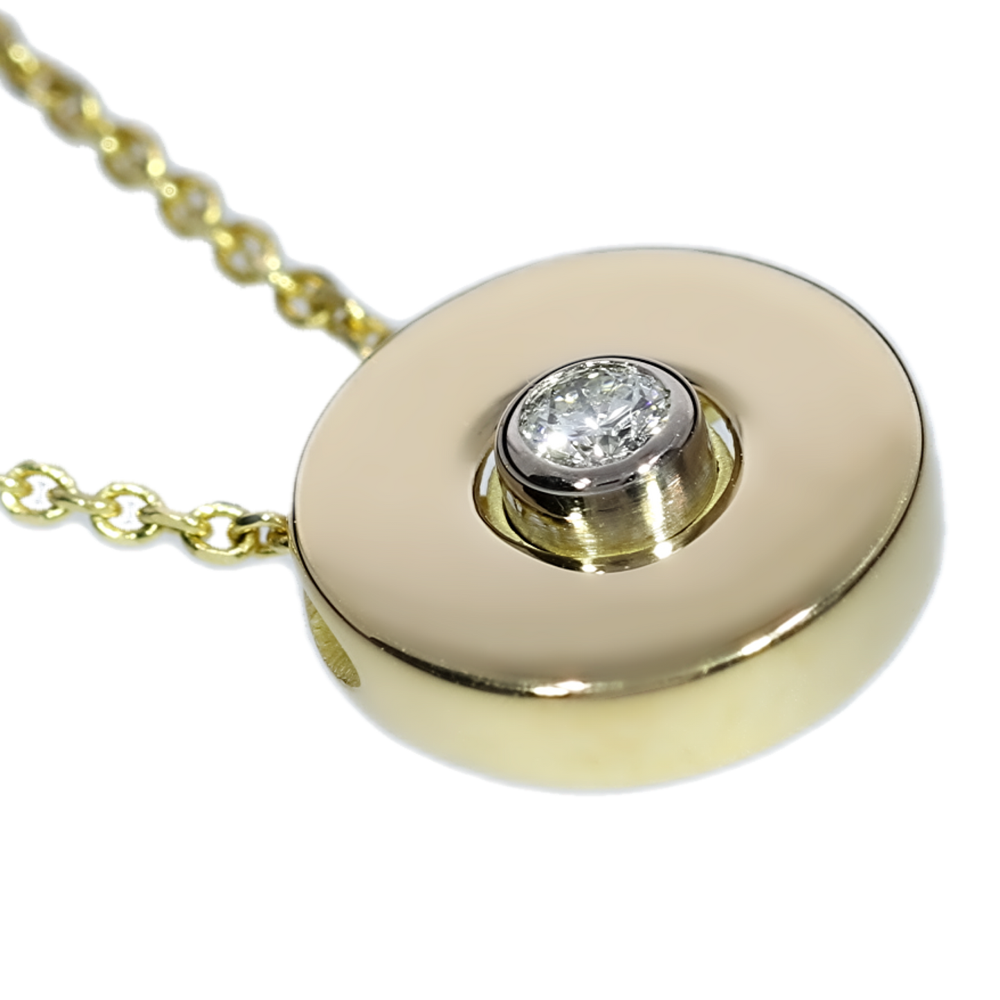 Colgante Diamante - Oro Amarillo 18kt
