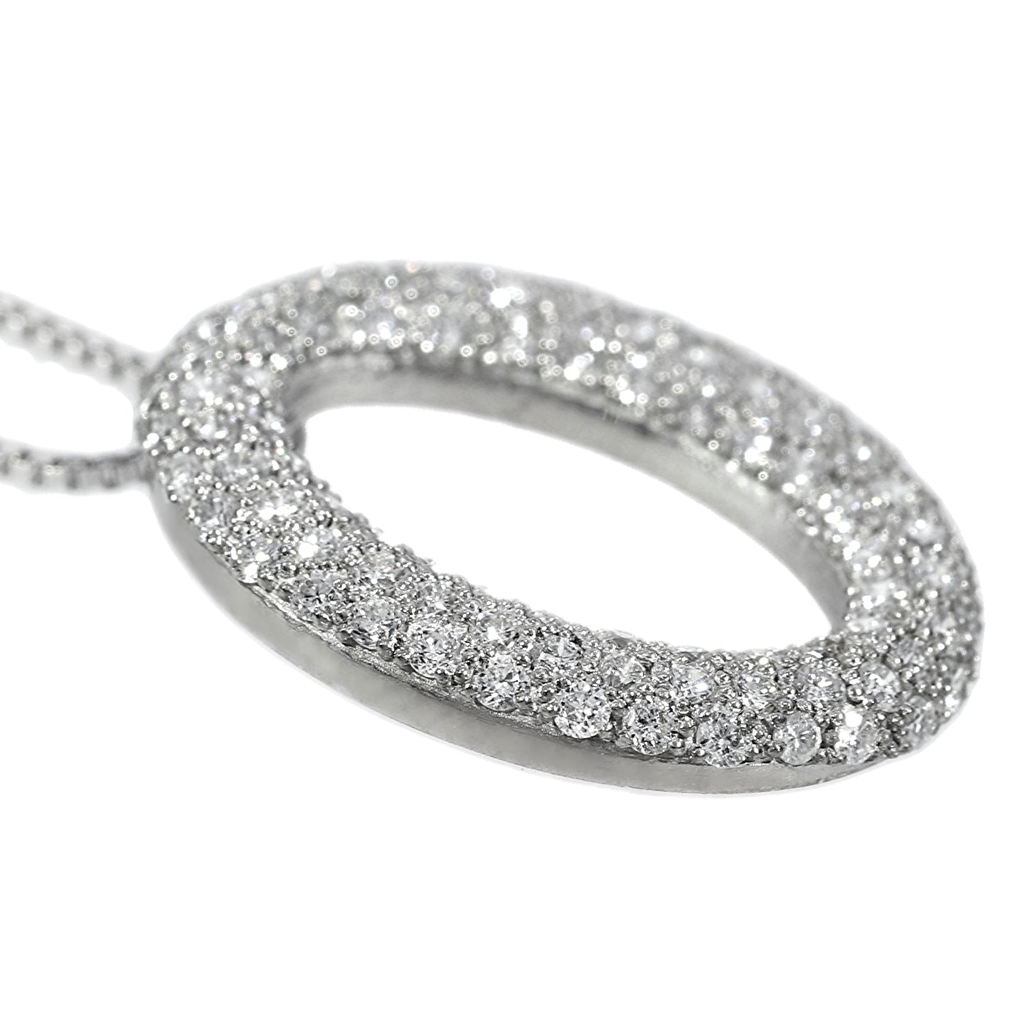 Colgante Diamantes - Oro Blanco 18kt