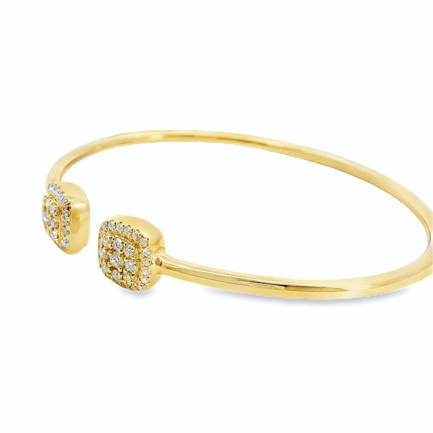 Esclava Diamantes - Oro Amarillo 14kt