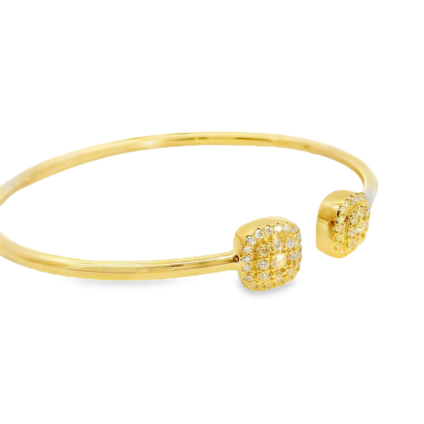 Esclava Diamantes - Oro Amarillo 14kt