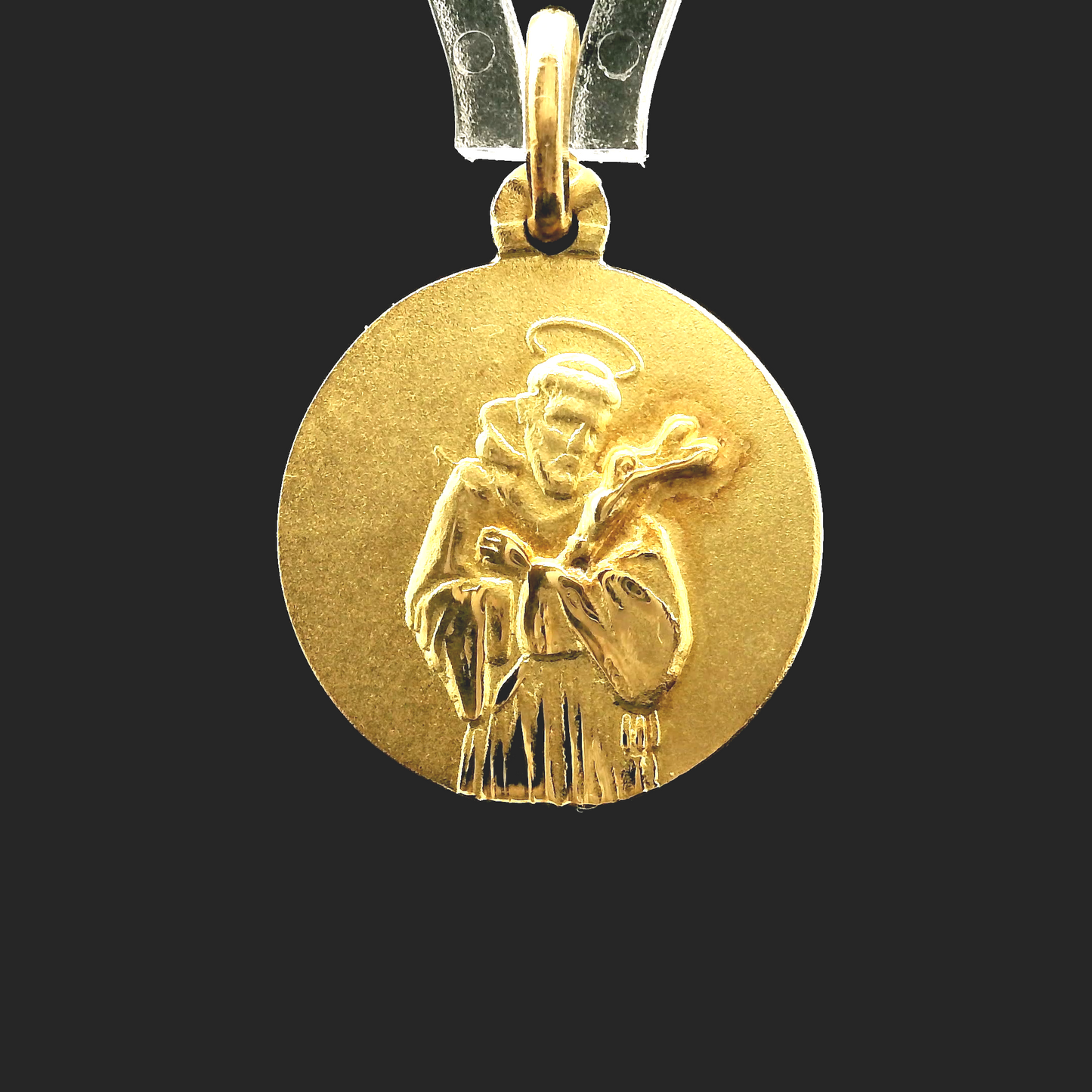 Medalla San Francisco de Asís - Oro Amarillo 18kt