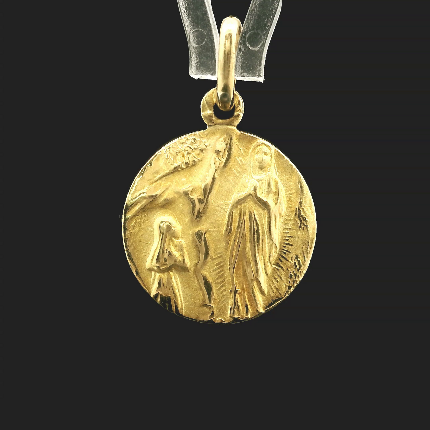 Medalla Virgen de Lourdes - Oro Amarillo 18kt