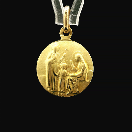 Medalla Sagrada Familia - Oro Amarillo 18kt