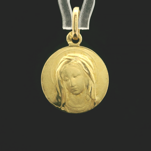 Medalla Virgen María - Oro Amarillo 18kt