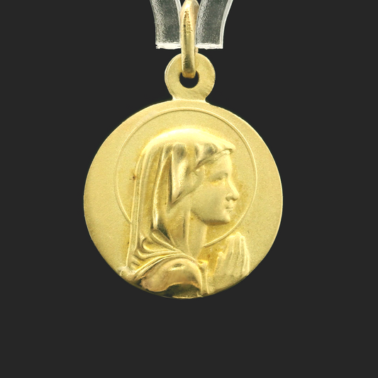 Medalla Virgen Niña - Oro Amarillo 18kt