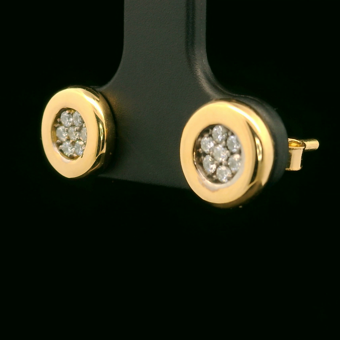 Aros Diamantes - Oro Amarillo 18kt