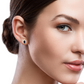Aros Zafiros y Diamantes - Oro Blanco 18kt