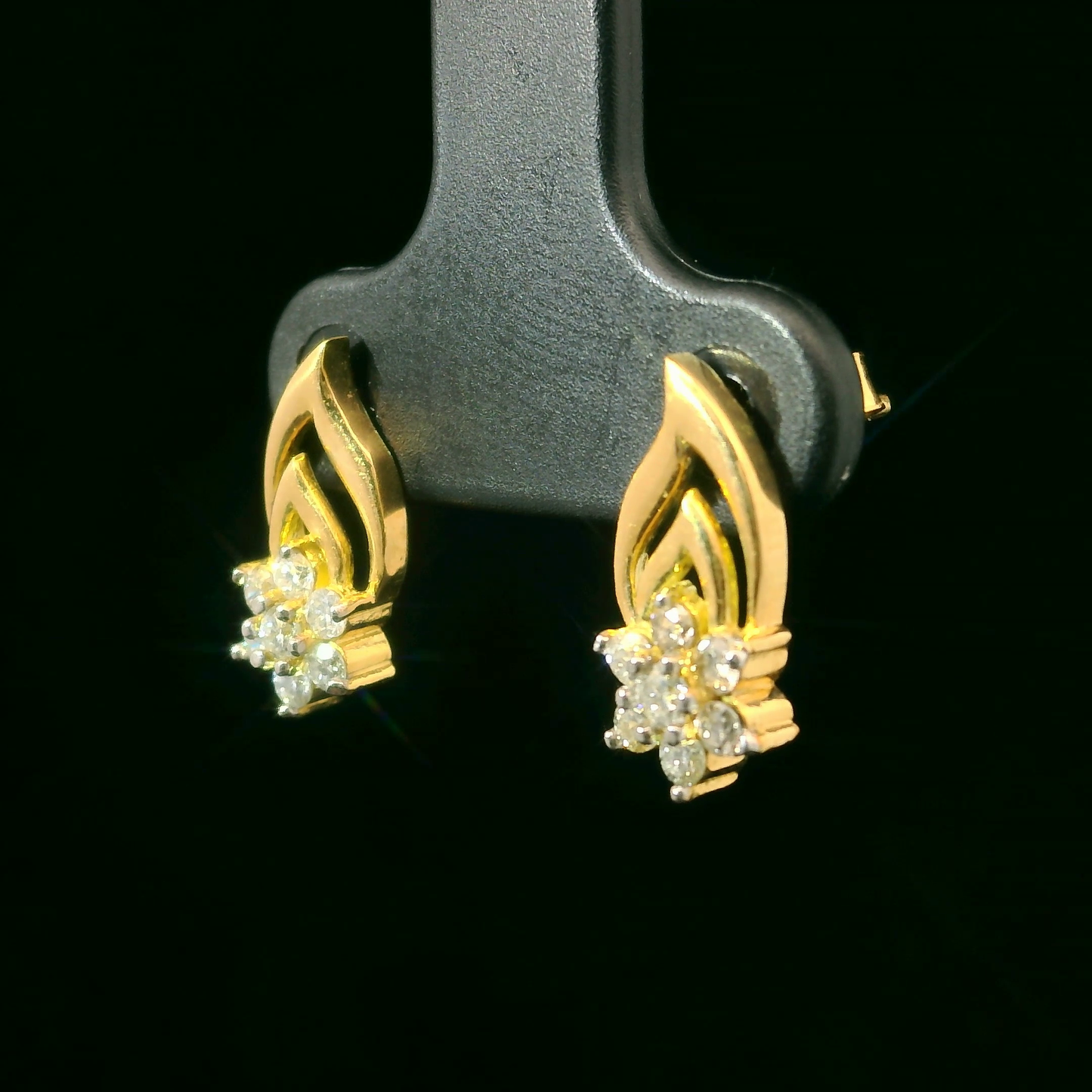 Aros Diamantes - Oro Amarillo 18kt