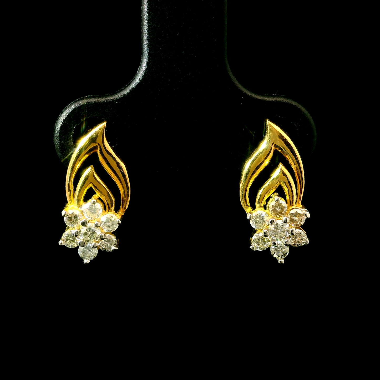 Aros Diamantes - Oro Amarillo 18kt