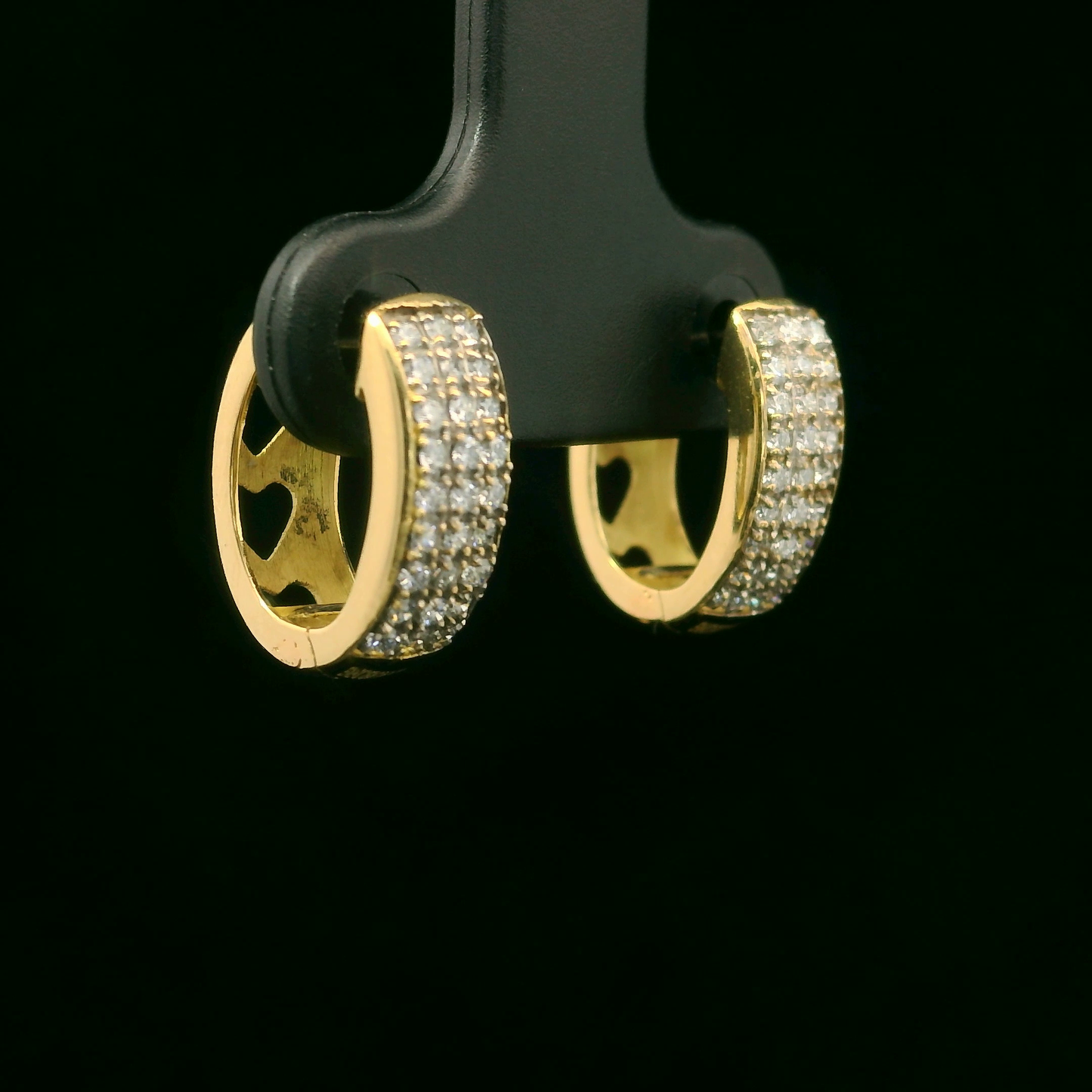 Aros Argolla Diamantes - Oro Amarillo 18kt