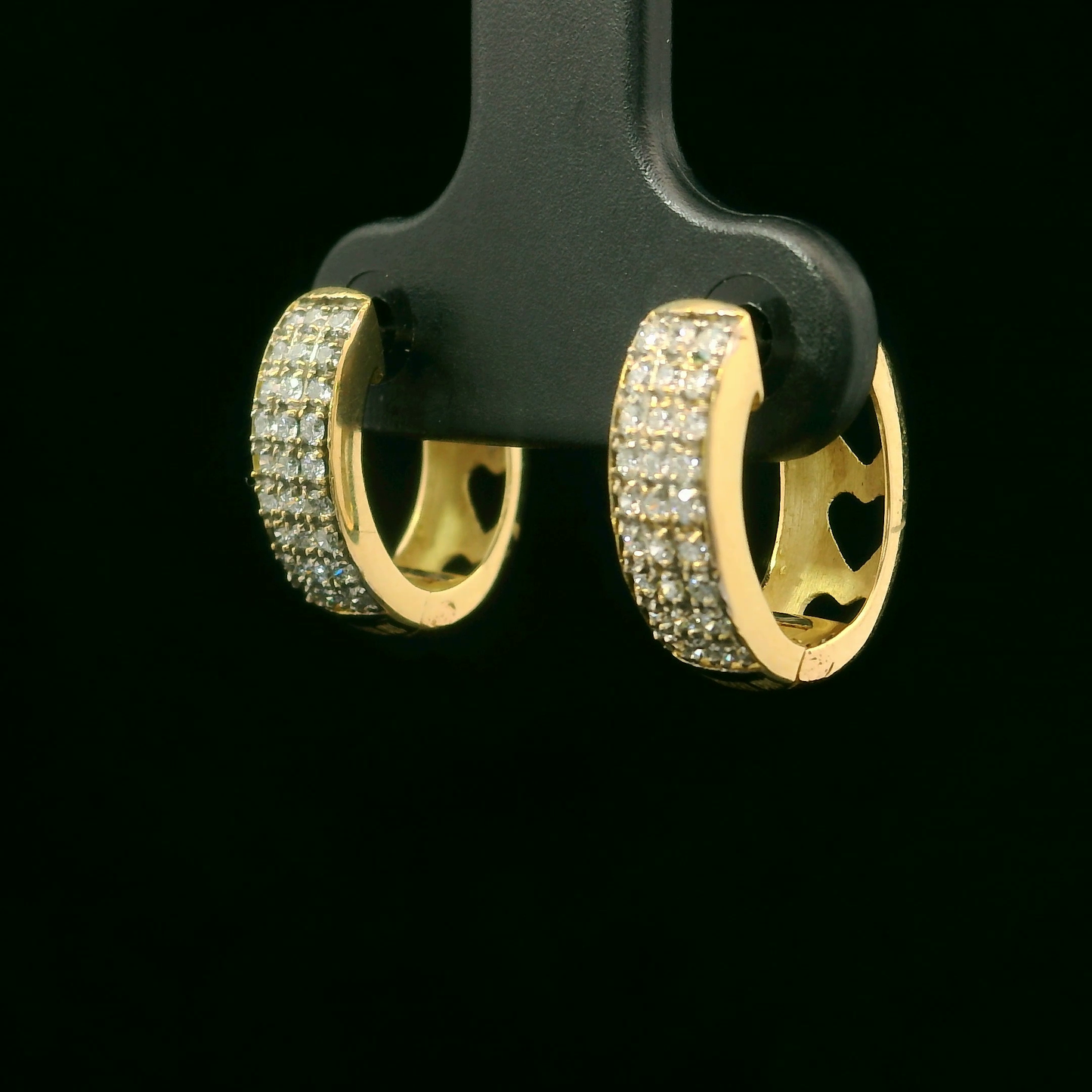 Aros Argolla Diamantes - Oro Amarillo 18kt