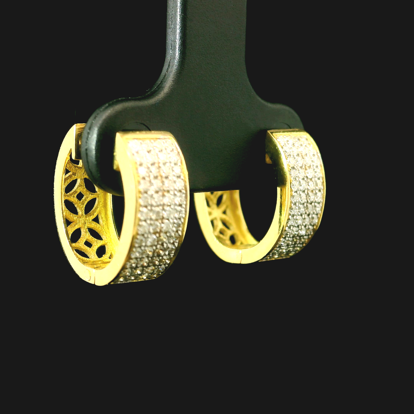 Aros Diamantes - Oro Amarillo 18kt