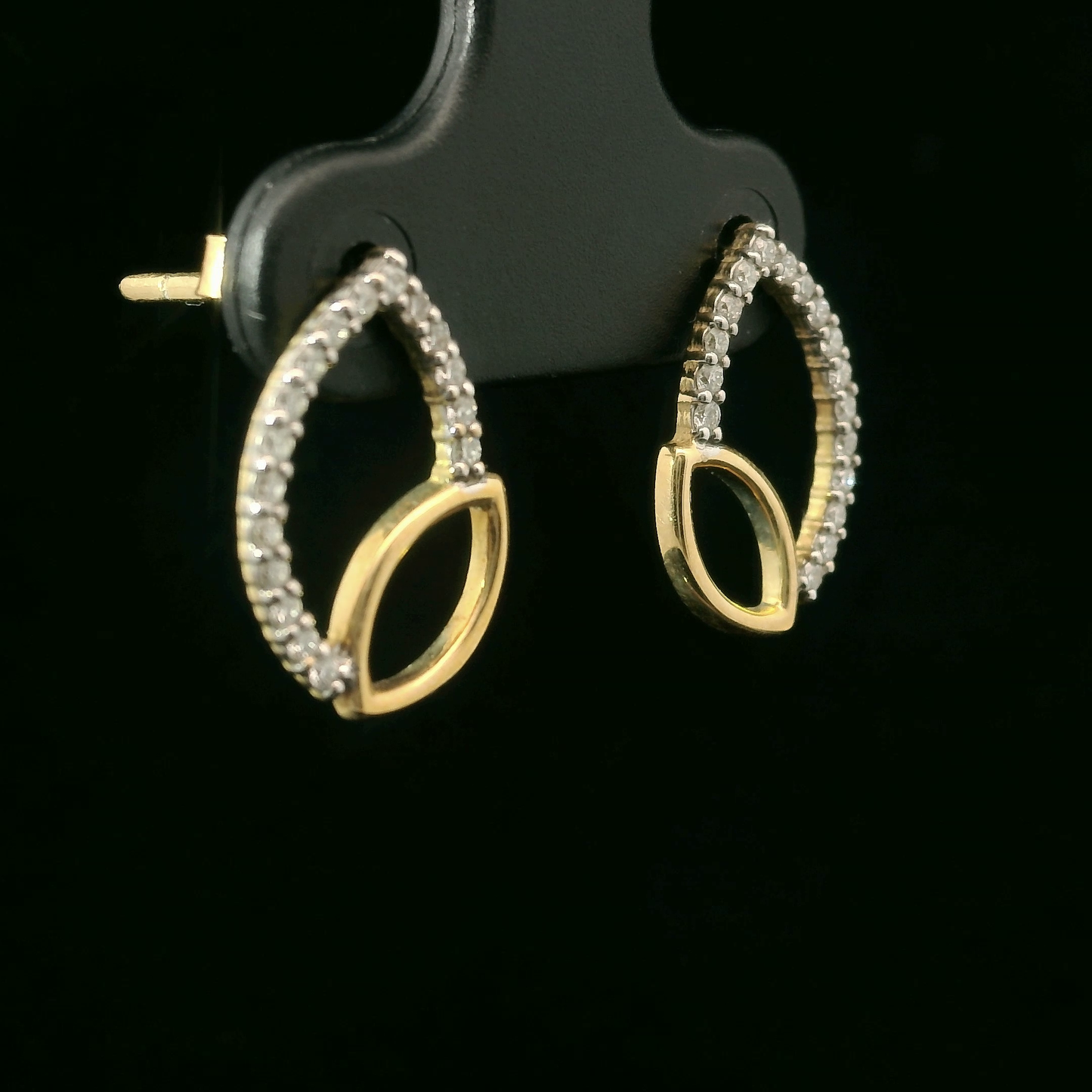 Aros Diamantes - Oro Amarillo 18kt