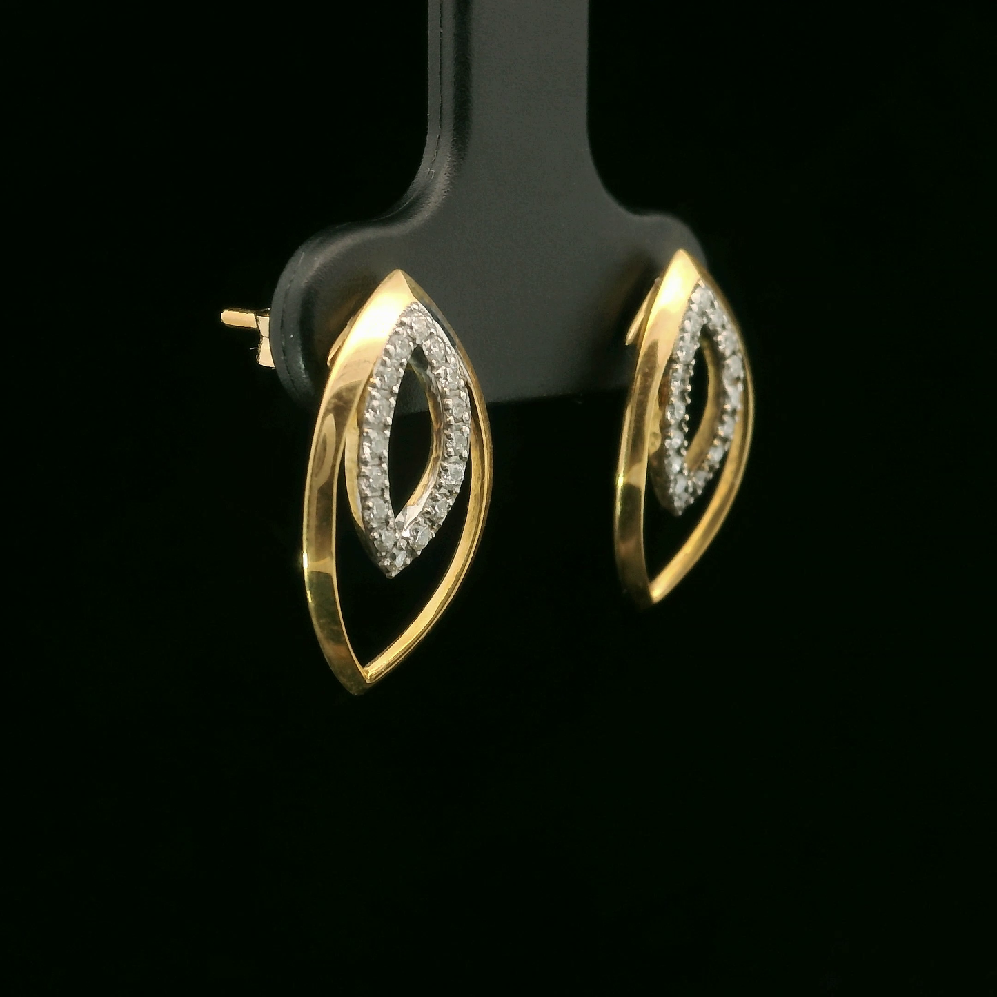 Aros Diamantes - Oro Amarillo 18kt