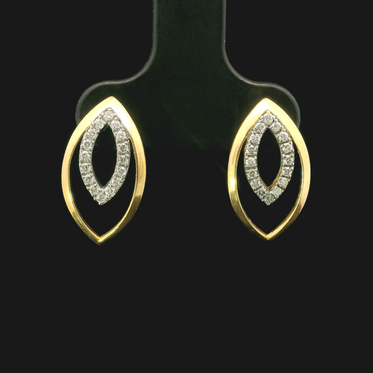 Aros Diamantes - Oro Amarillo 18kt