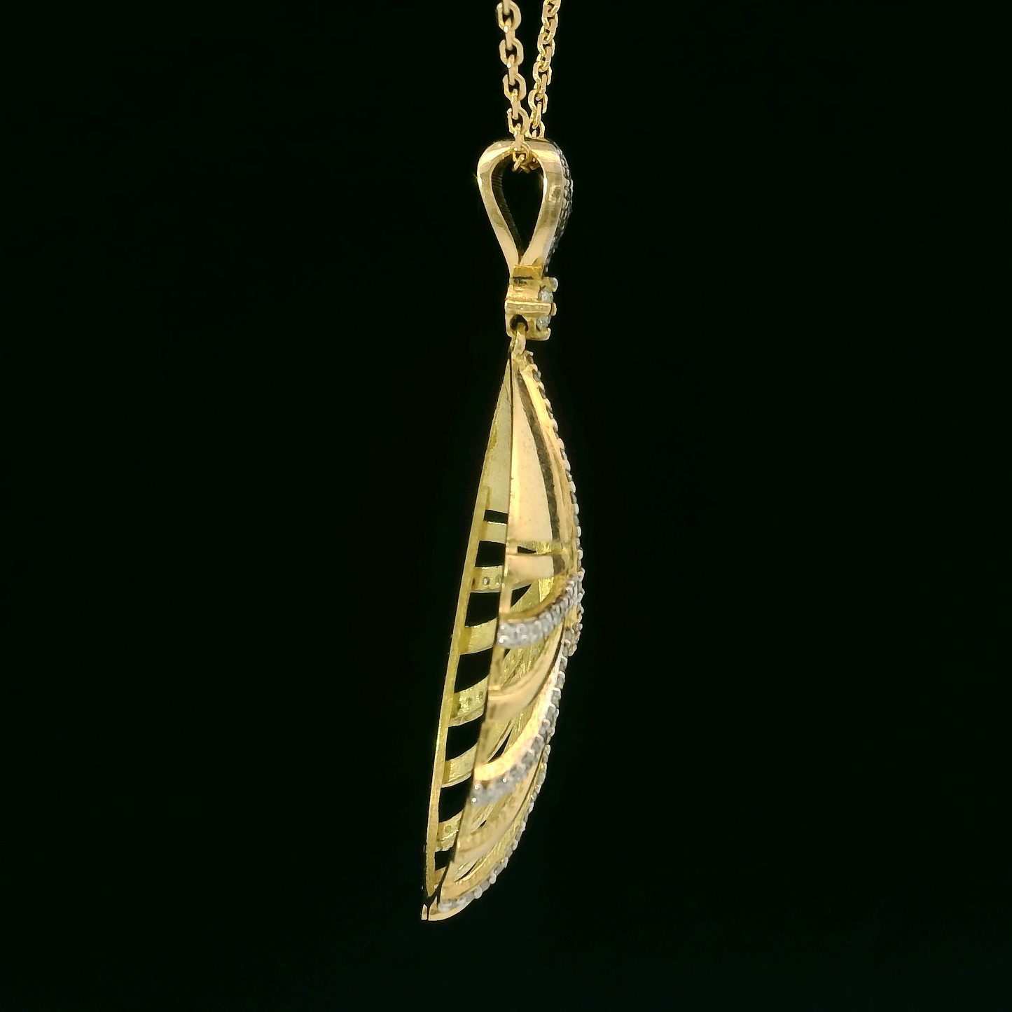 Colgante Diamantes - Oro Amarillo 18kt