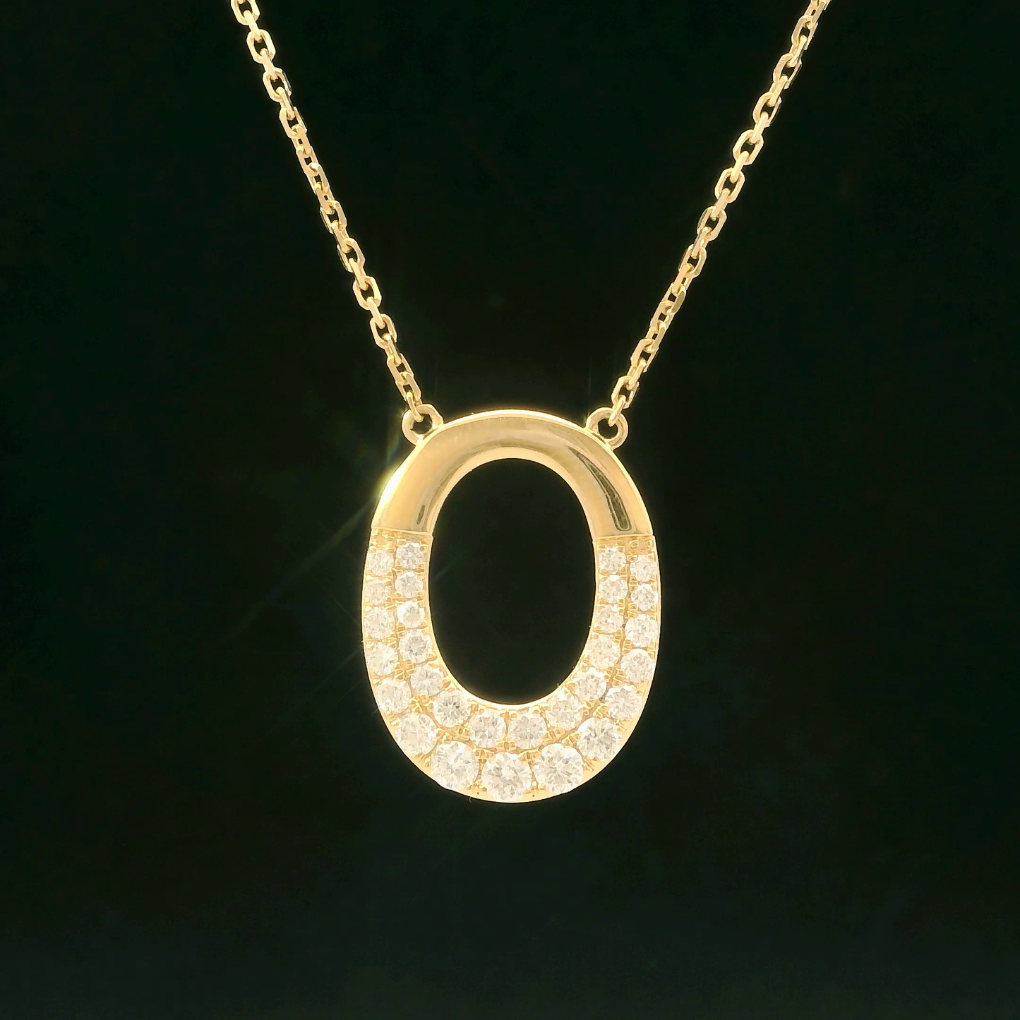 Colgante Diamantes - Oro Amarillo 14kt