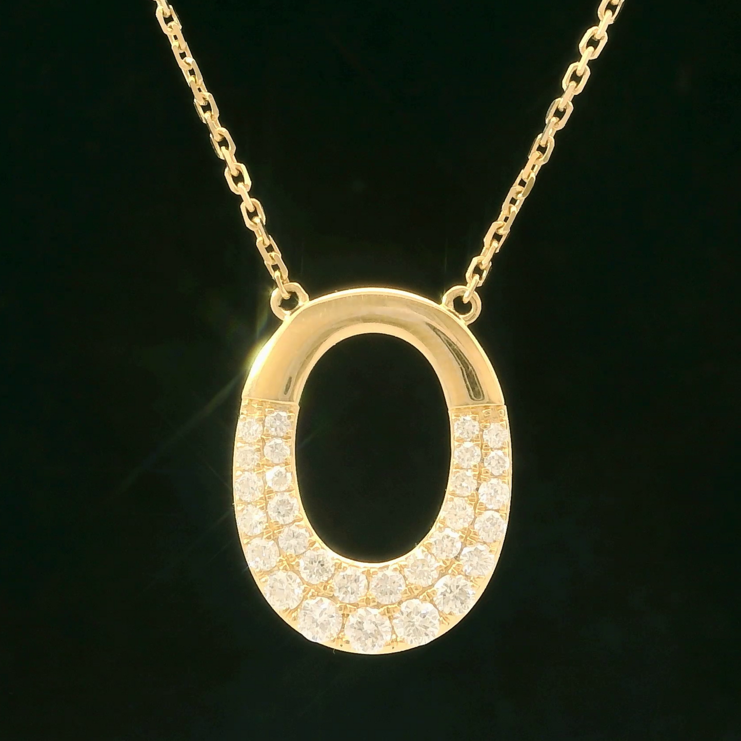 Colgante Diamantes - Oro Amarillo 14kt