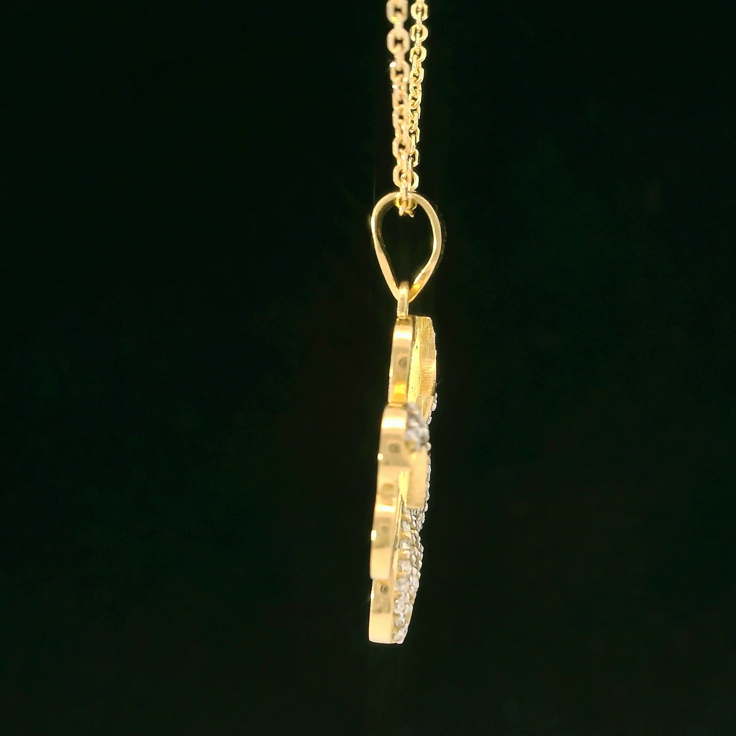 Colgante Diamantes - Oro Amarillo 18kt