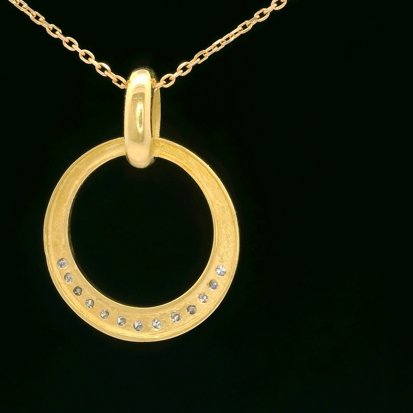 Colgante Diamantes - Oro Amarillo 18kt