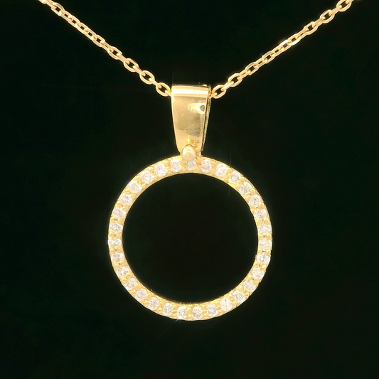 Colgante Diamantes - Oro Amarillo 18kt