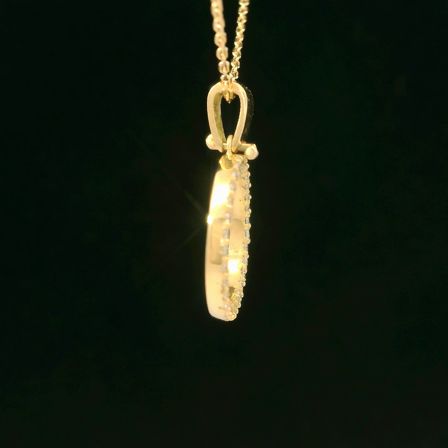 Colgante Diamantes - Oro Amarillo 18kt