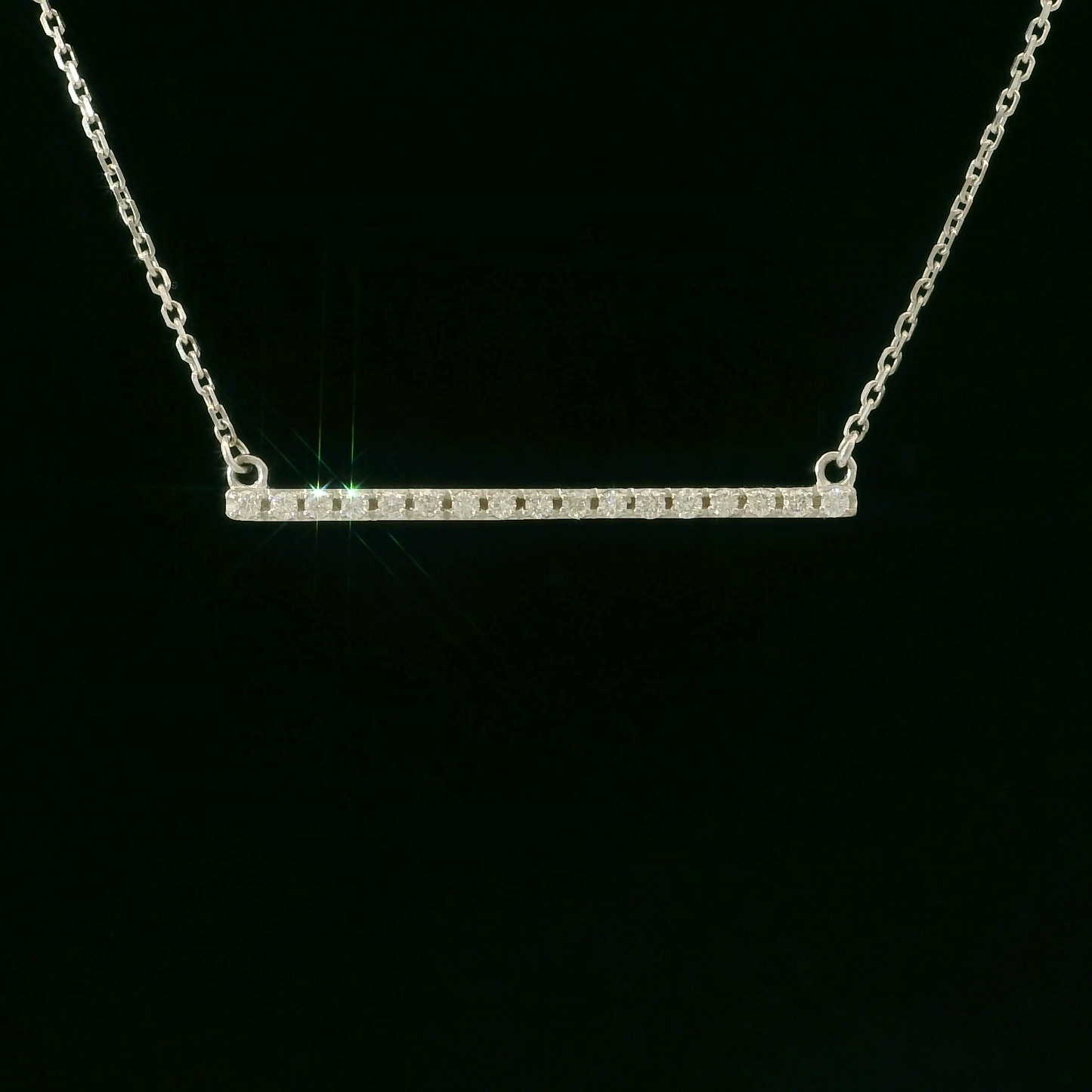 Colgante Diamantes - Oro Blanco 18kt