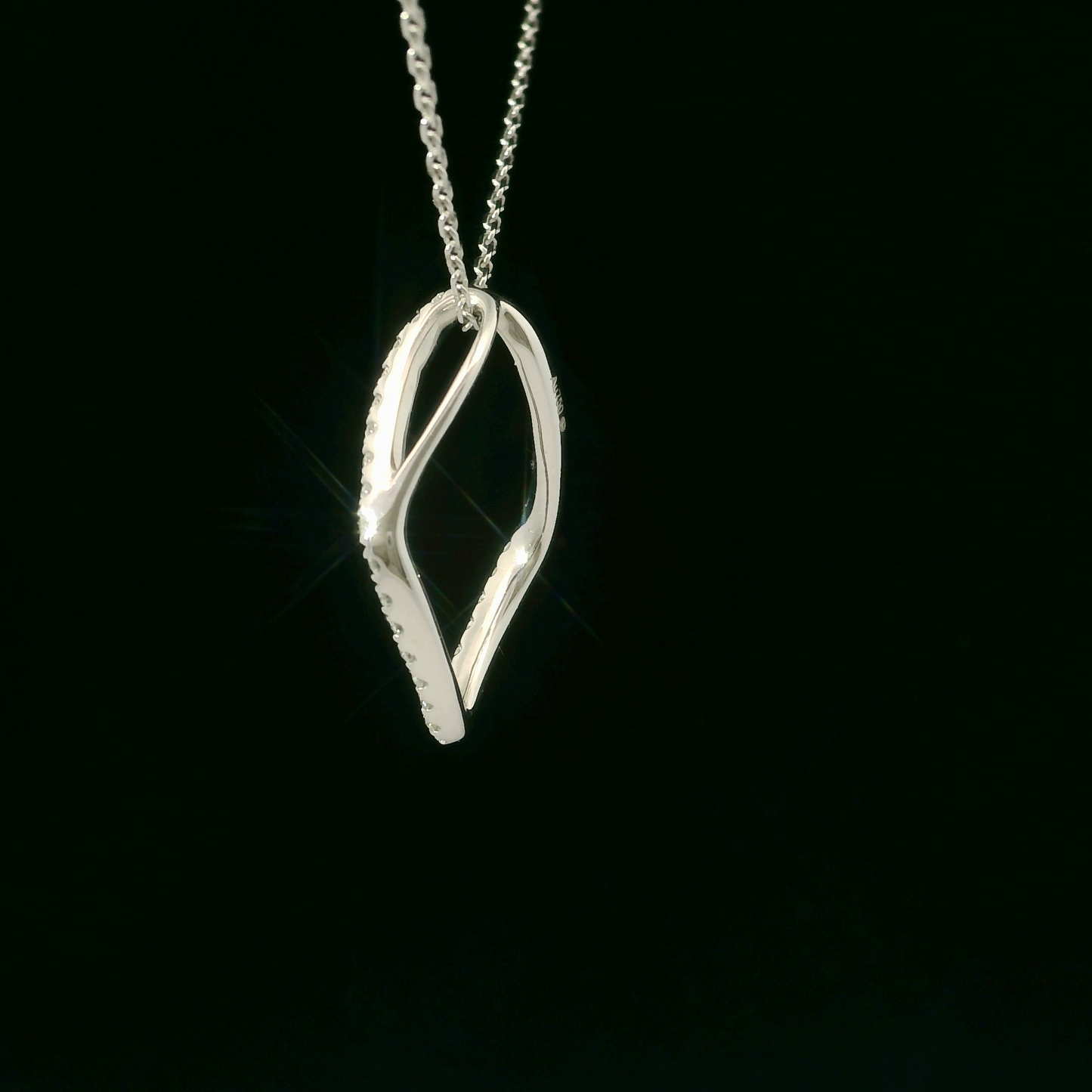 Colgante Diamantes - Oro Blanco 18kt