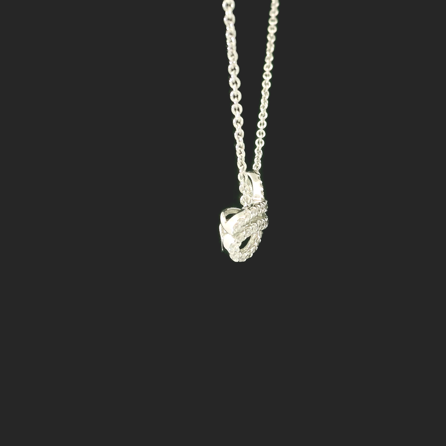 Colgante Diamantes - Oro Blanco 18kt