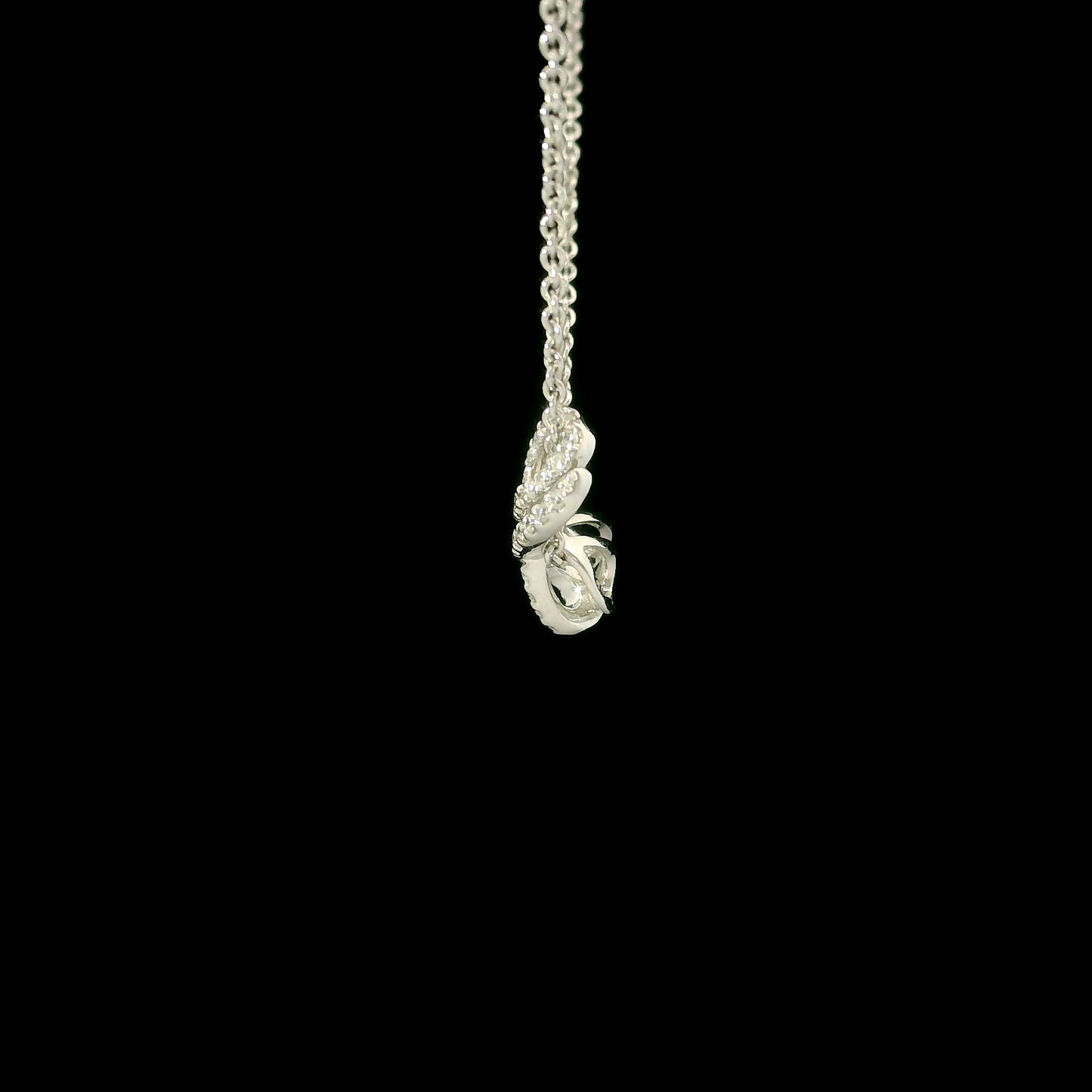 Colgante Diamantes - Oro Blanco 18kt