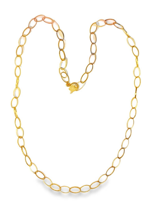 Collar Eslabones - Oro Amarillo 18kt