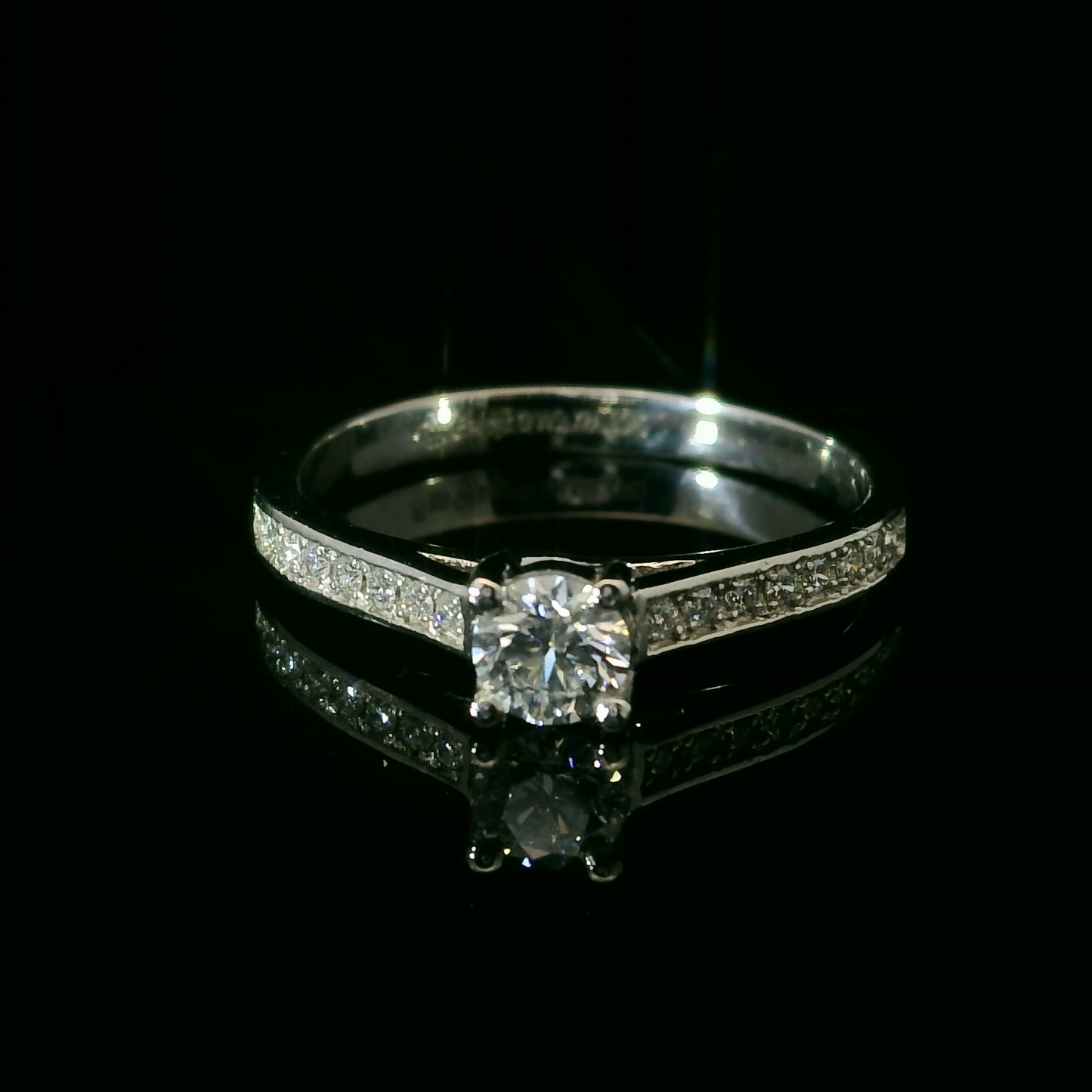 Anillo Diamante GIA - Oro Blanco 18kt