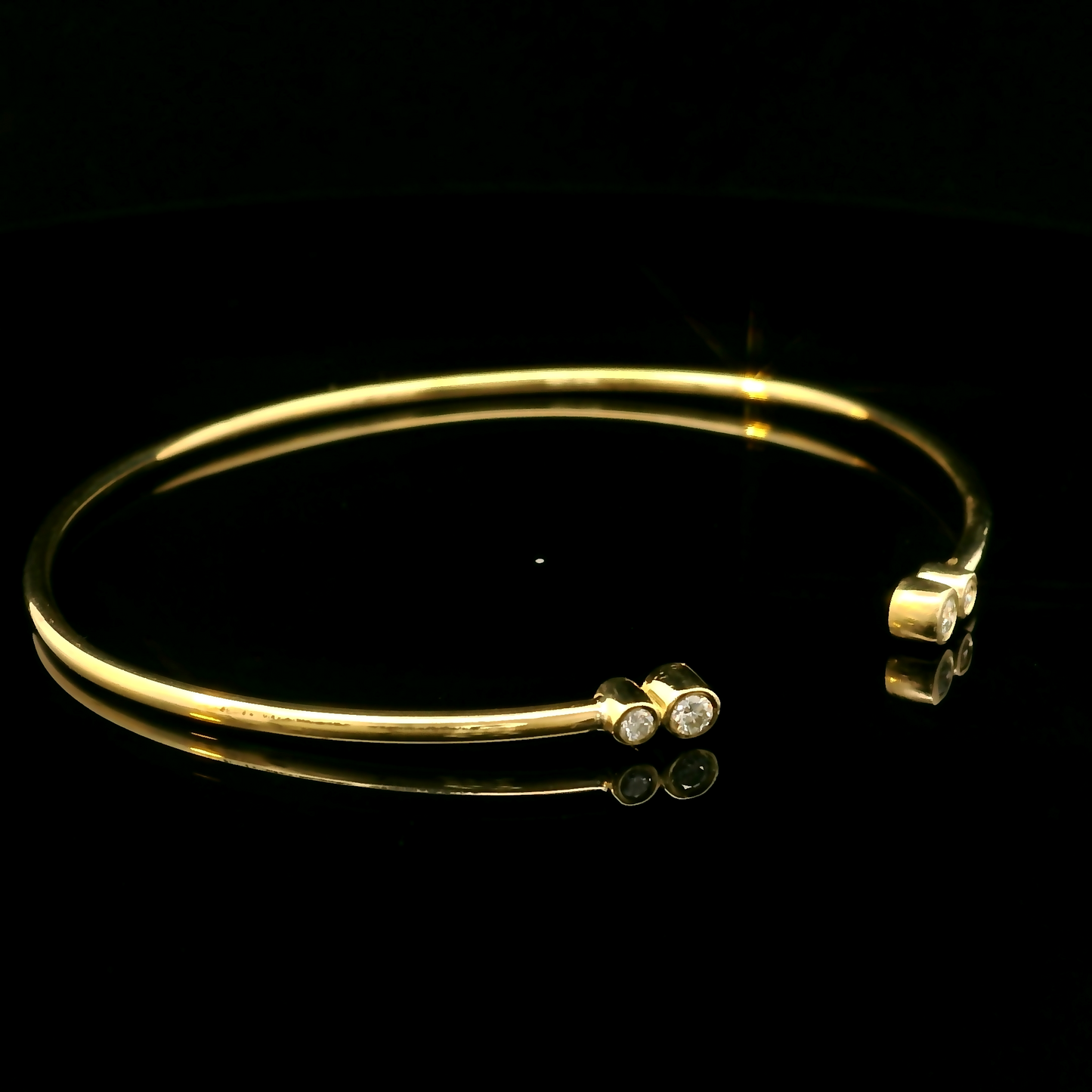 Esclava Diamantes - Oro Amarillo 18kt