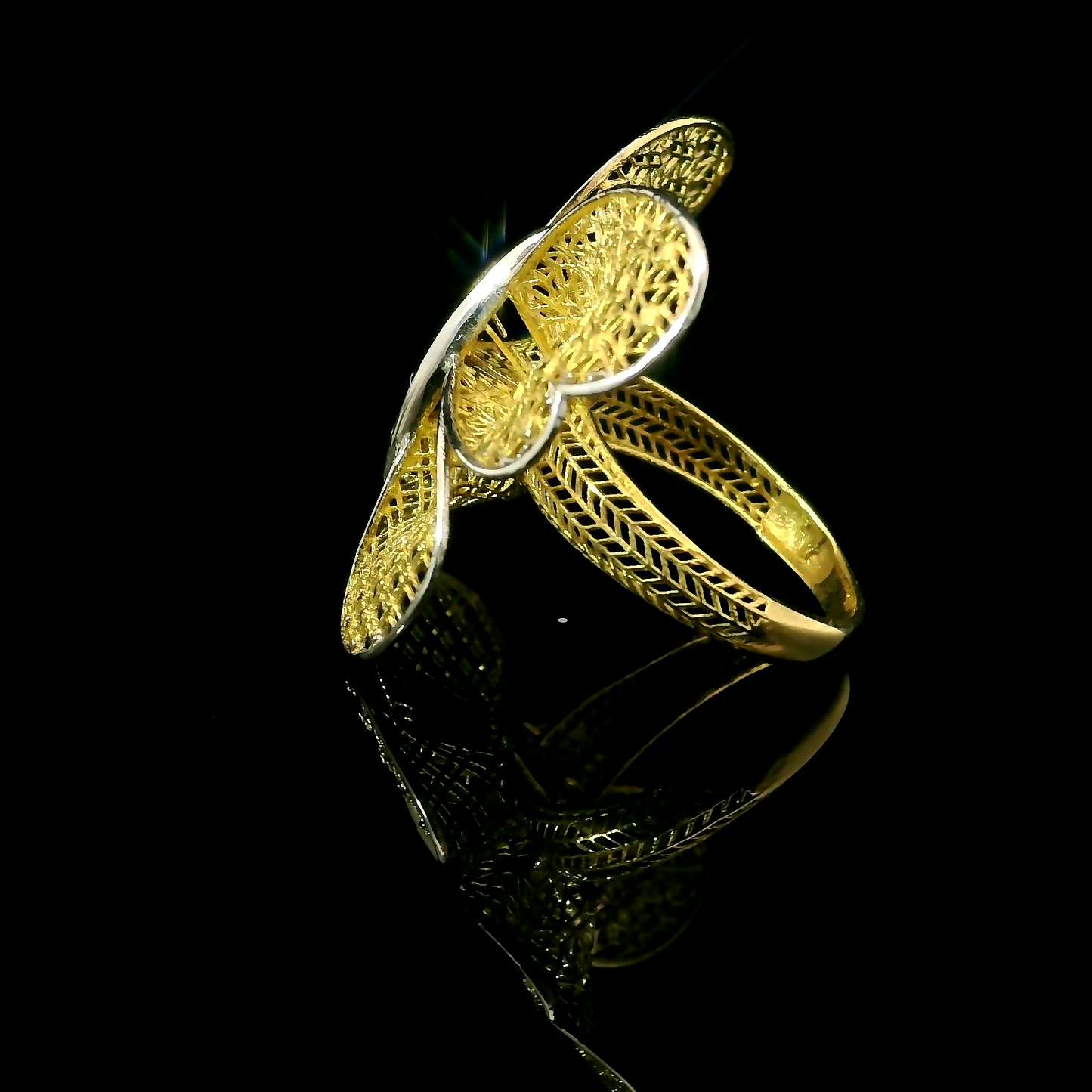 Anillo Mariposa - Oro Amarillo 18kt