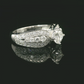 Anillo Compromiso Diamantes GIA - Oro Blanco 18kt