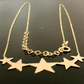 Collar Estrellas - Oro Amarillo 18kt