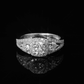 Anillo Compromiso Diamantes GIA - Oro Blanco 18kt