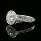 Anillo Compromiso Diamantes - Oro Blanco 18kt