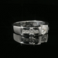 Anillo Compromiso Diamantes - Oro Blanco 18kt