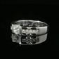 Anillo Compromiso Diamantes - Oro Blanco 18kt