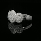 Anillo Compromiso Diamantes - Oro Blanco 18kt