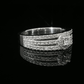 Anillo Compromiso Diamantes - Oro Blanco 18kt