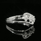 Anillo Compromiso Diamantes - Oro Blanco 18kt