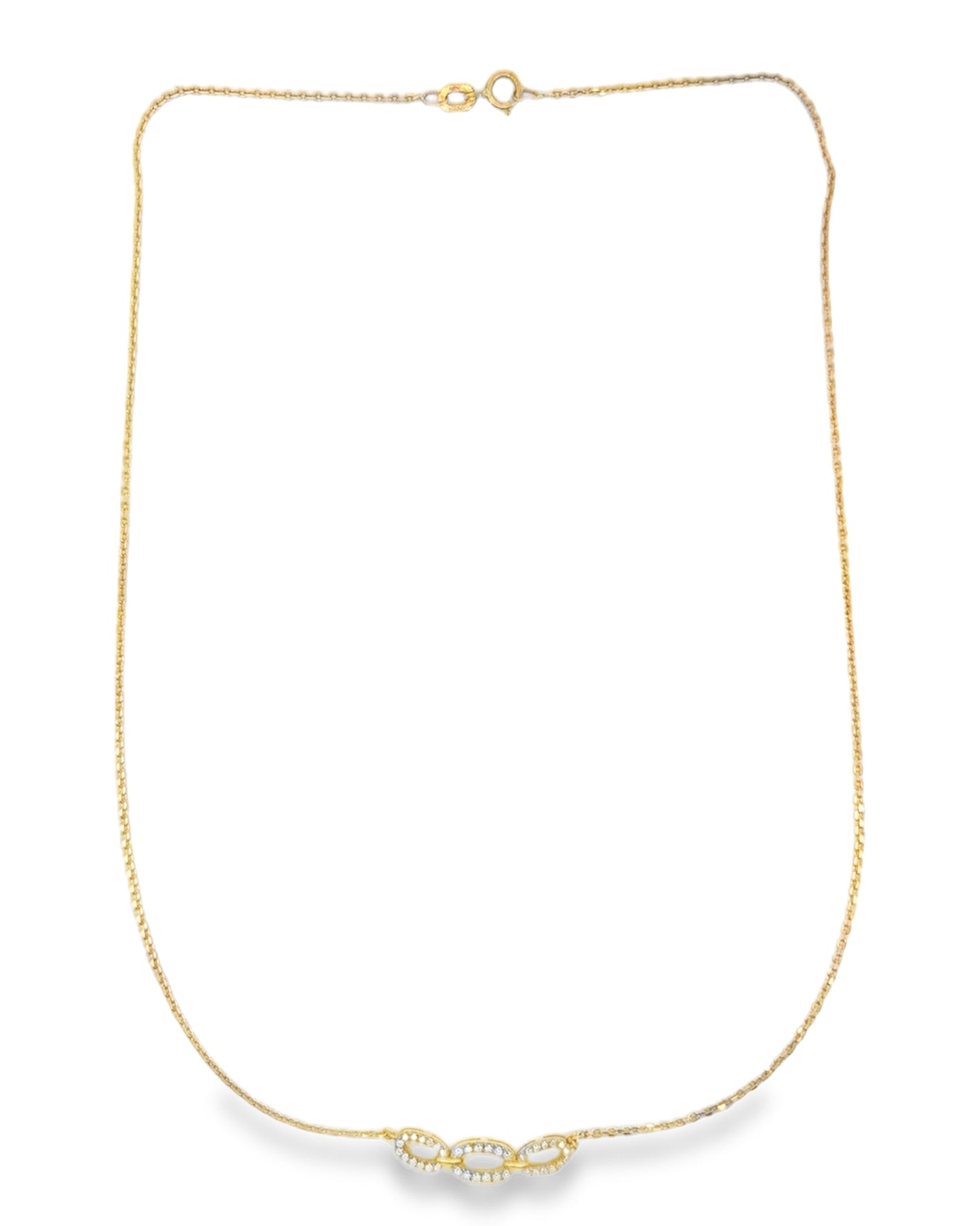 Collar Diamantes - Oro Amarillo 18kt