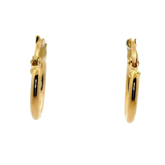 Aros Argolla Oro Amarillo 18kt
